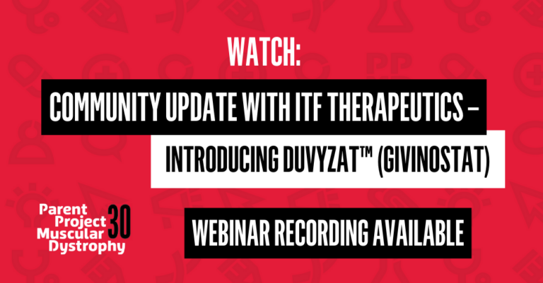 WATCH: Community Update With ITF Therapeutics – Introducing DUVYZAT ...