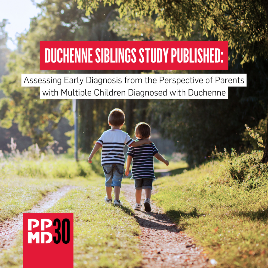 Duchenne Siblings Study Published: Assessing Early Diagnosis from the ...